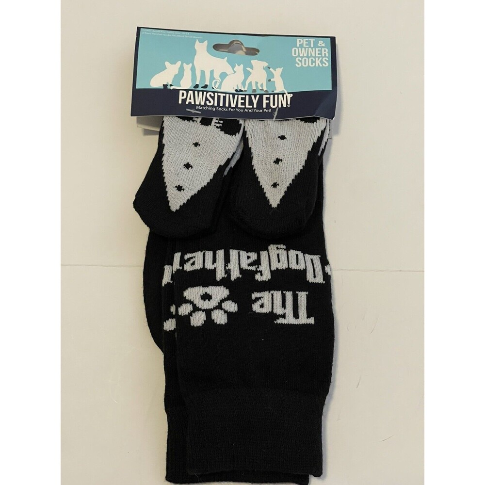 Matching Pet & Owner Women Sock Size 9-11 The Dogfather Small Dog